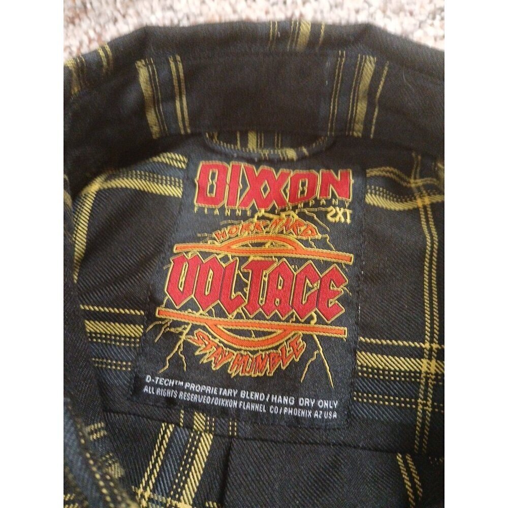 DIXXON FLANNEL‎ - VOLTAGE Black Snap Men's 2XT Shirt - Picture 8 of 12